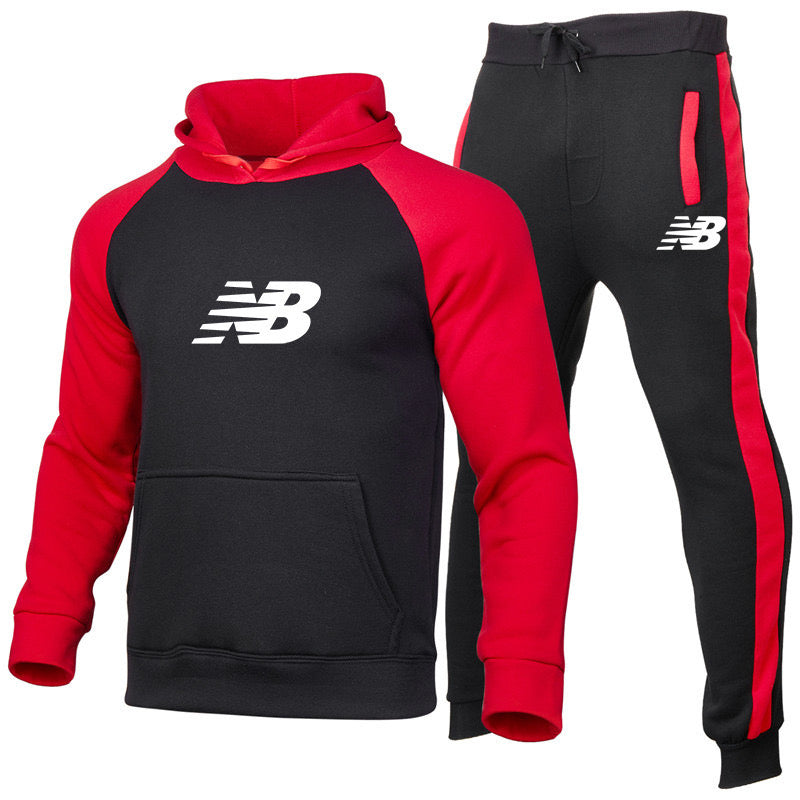 New Balance™ | Completo Felpa con Cappuccio e Pantaloni di Alta Qualità